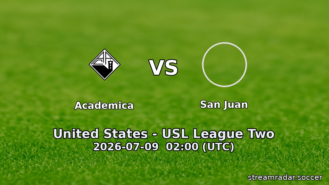 Academica vs San Juan