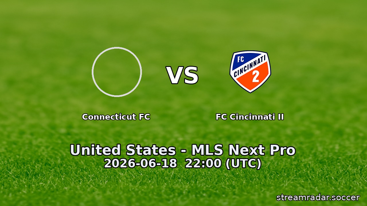 Connecticut FC vs FC Cincinnati II