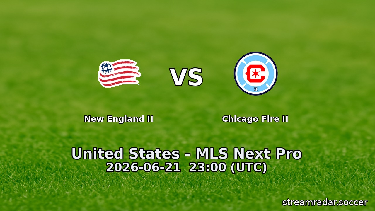 New England II vs Chicago Fire II