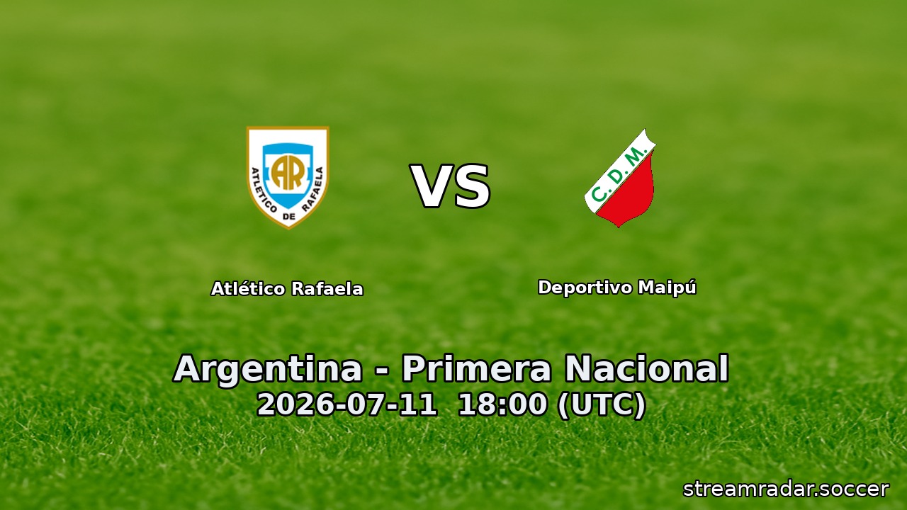 Atlético Rafaela vs Deportivo Maipú