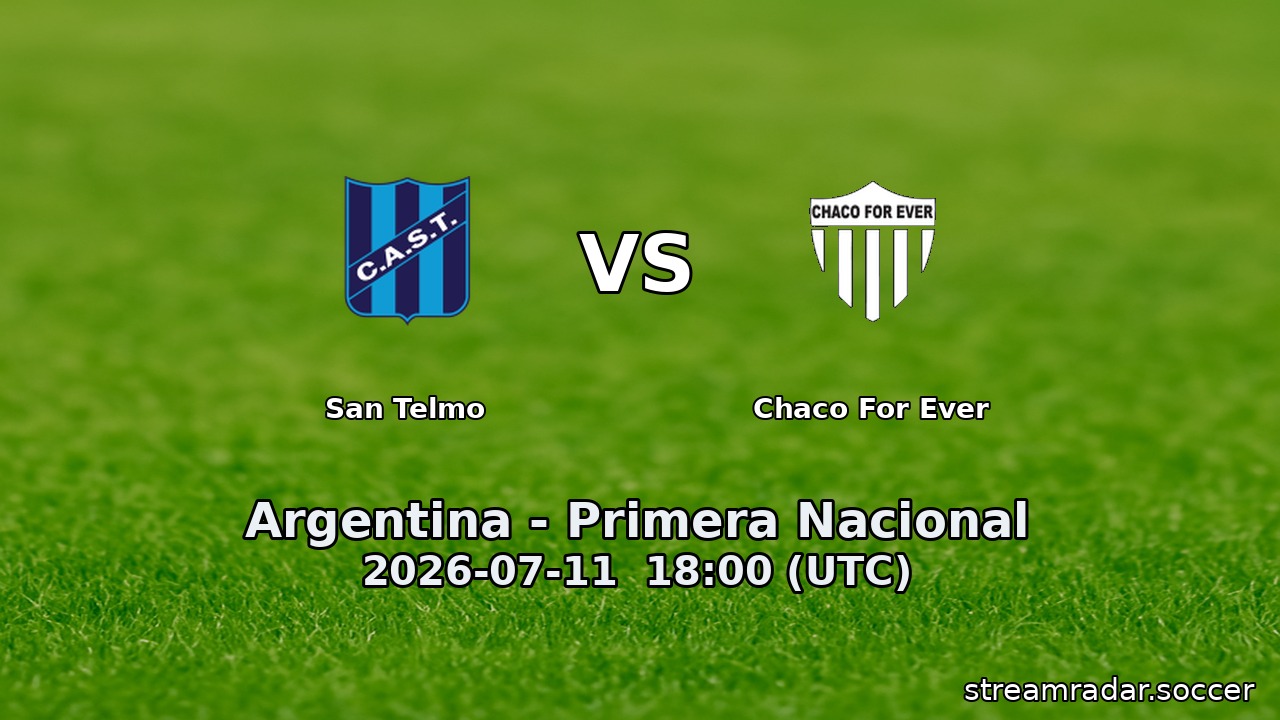 San Telmo vs Chaco For Ever