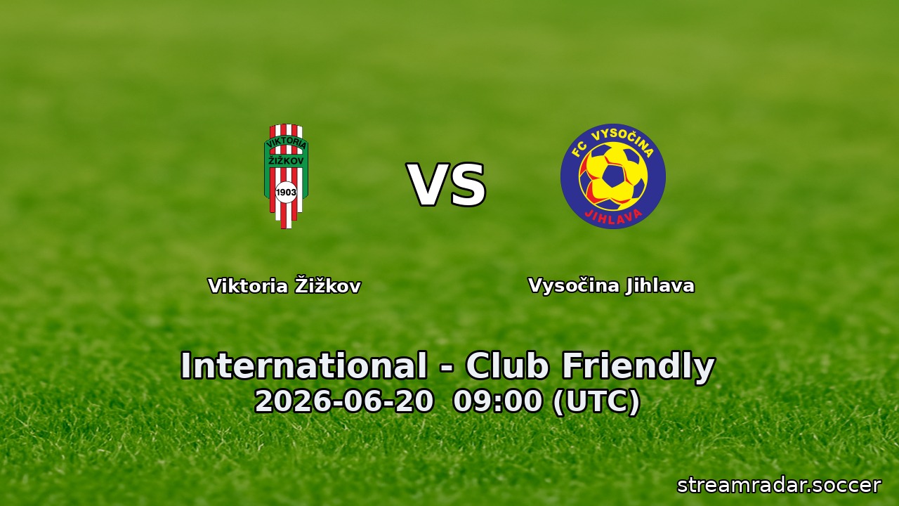Viktoria Žižkov vs Vysočina Jihlava