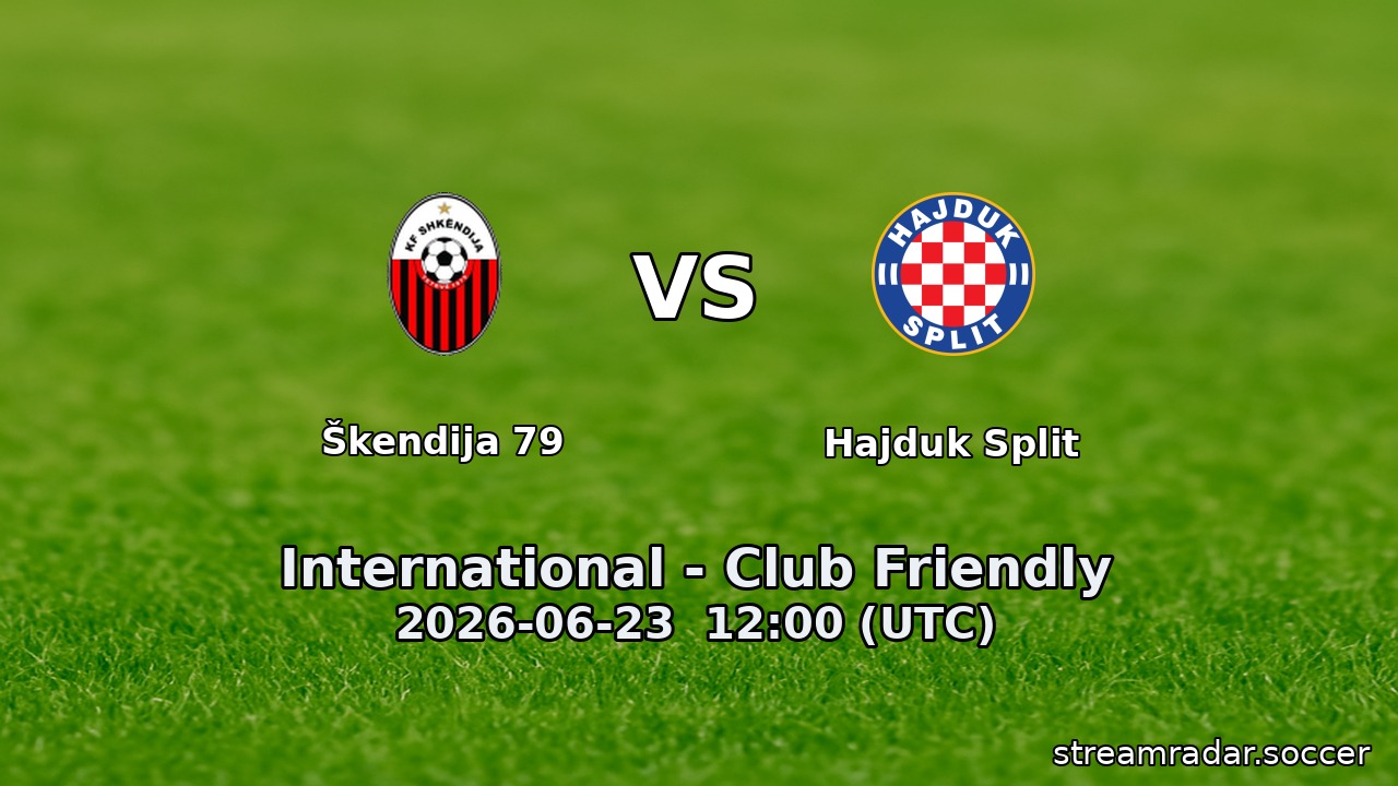 Škendija 79 vs Hajduk Split