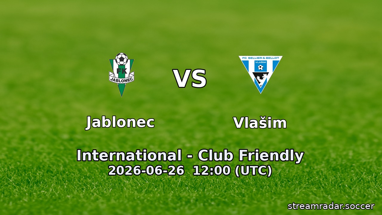 Jablonec vs Vlašim