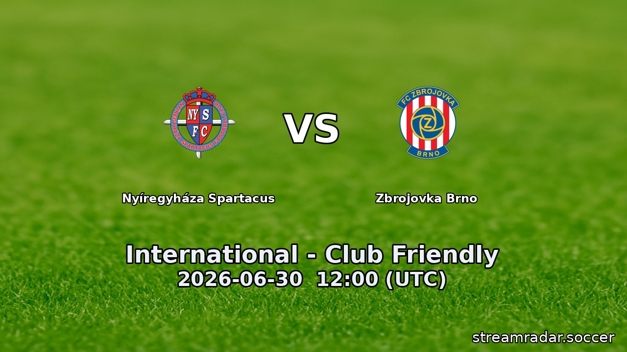 Nyíregyháza Spartacus vs Zbrojovka Brno