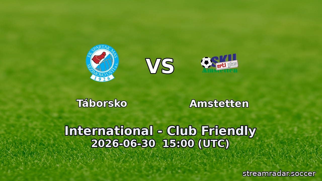 Táborsko vs Amstetten
