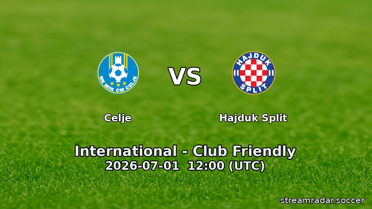 Celje vs Hajduk Split