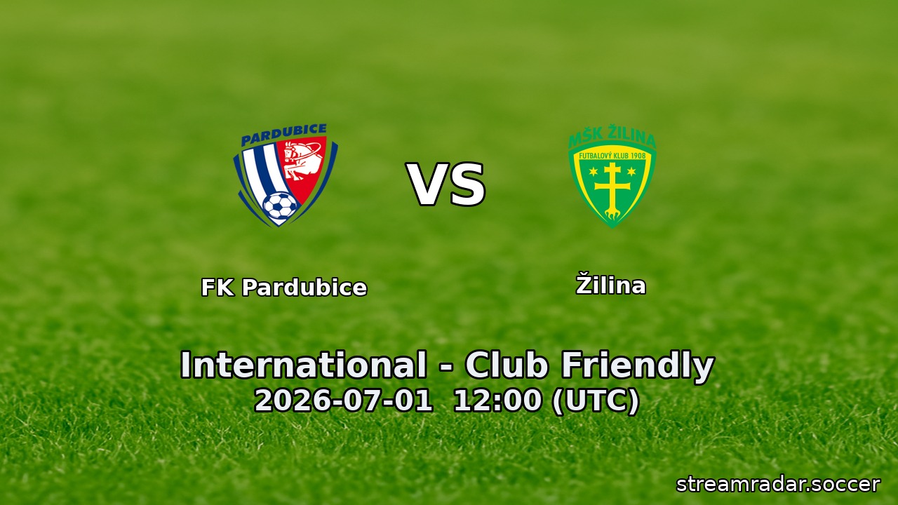 FK Pardubice vs Žilina