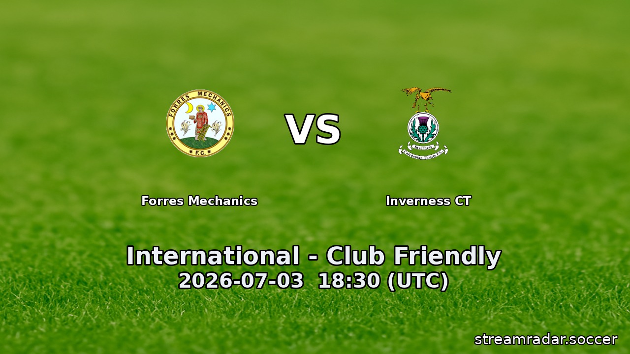 Forres Mechanics vs Inverness CT