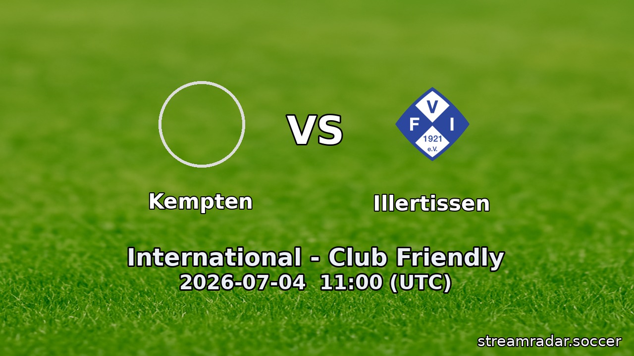 Kempten vs Illertissen