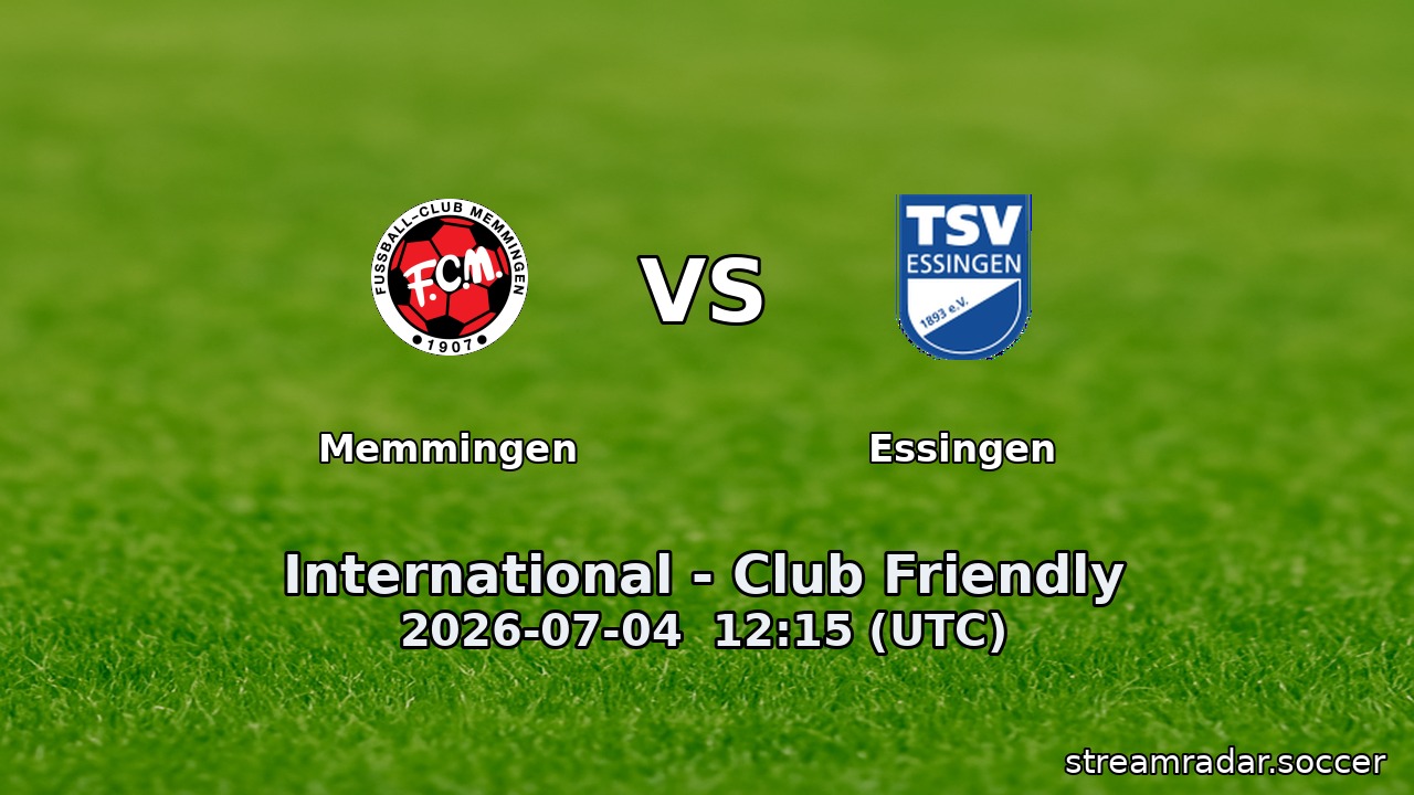Memmingen vs Essingen