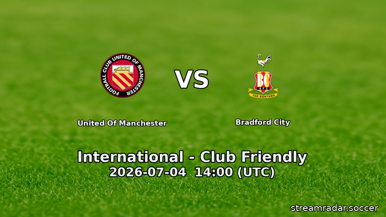 United Of Manchester vs Bradford City