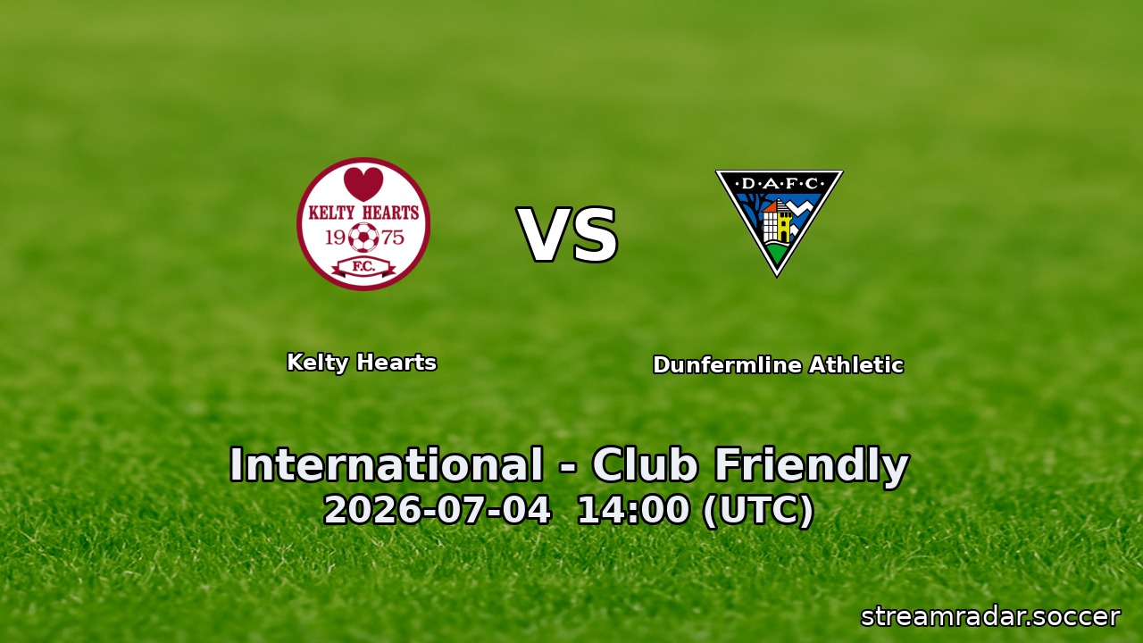 Kelty Hearts vs Dunfermline Athletic