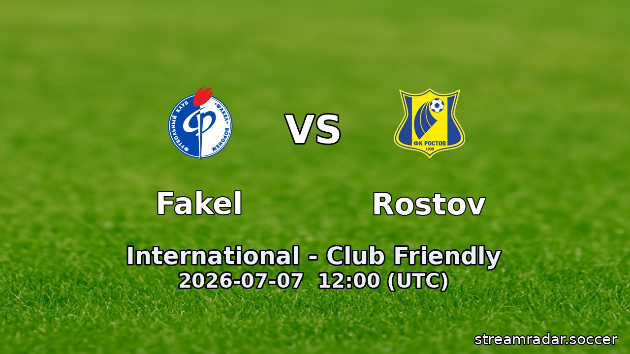 Fakel vs Rostov