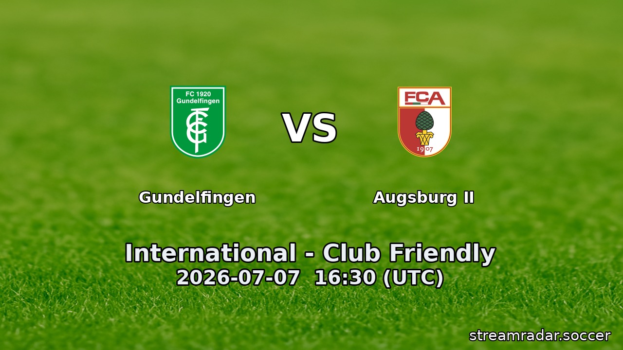 Gundelfingen vs Augsburg II