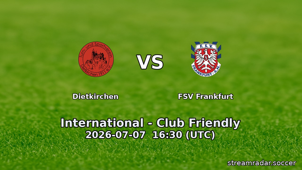 Dietkirchen vs FSV Frankfurt