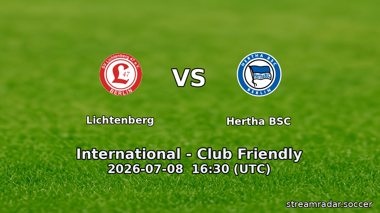 Lichtenberg vs Hertha BSC