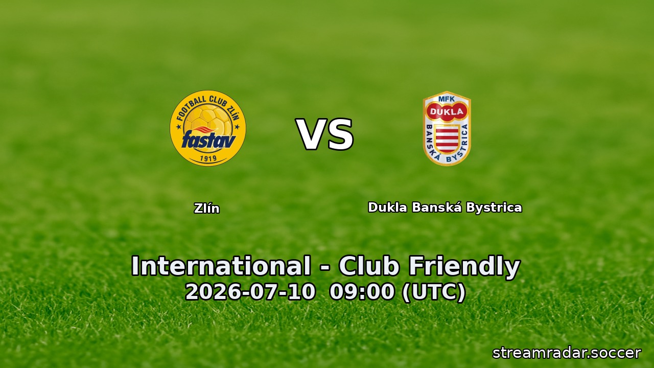 Zlín vs Dukla Banská Bystrica