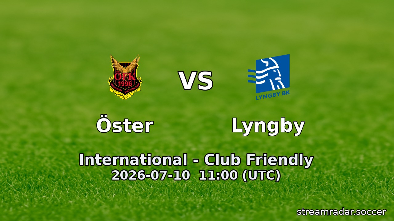 Öster vs Lyngby
