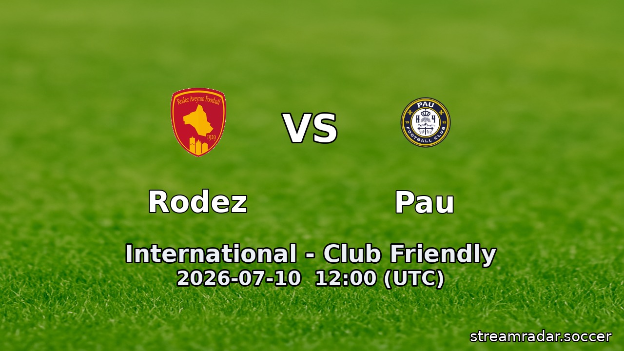 Rodez vs Pau