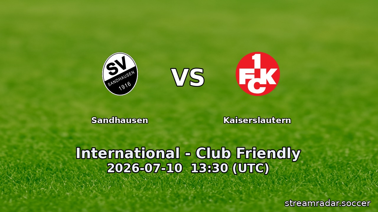 Sandhausen vs Kaiserslautern