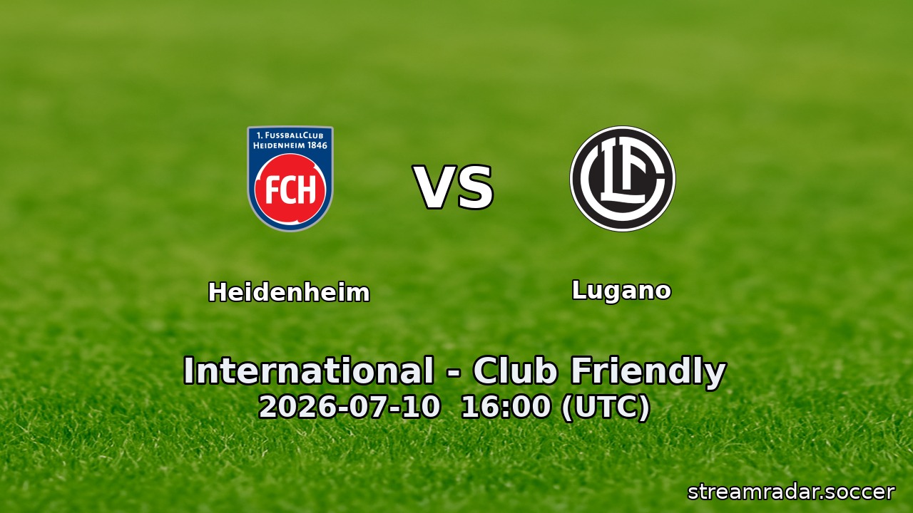 Heidenheim vs Lugano