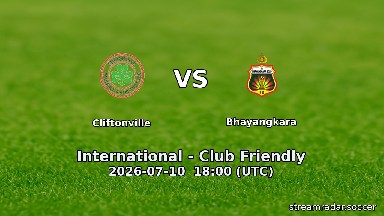 Cliftonville vs Bhayangkara