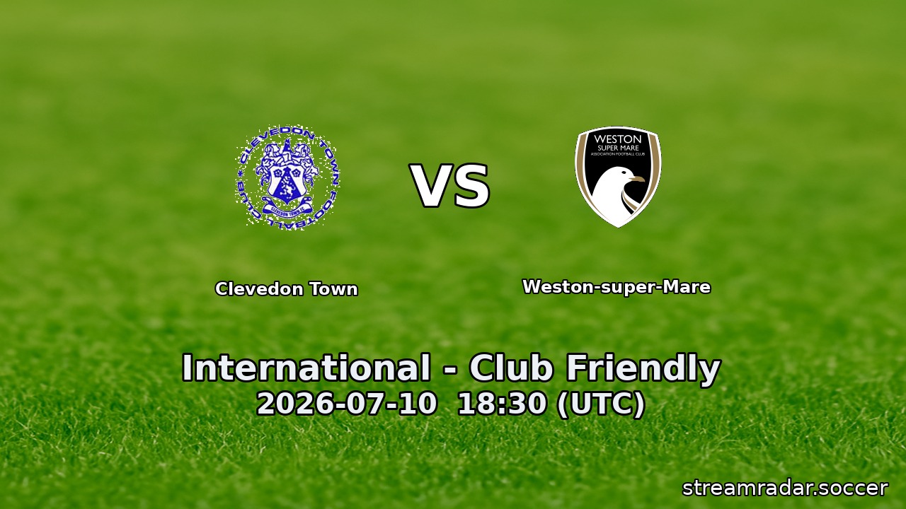 Clevedon Town vs Weston-super-Mare
