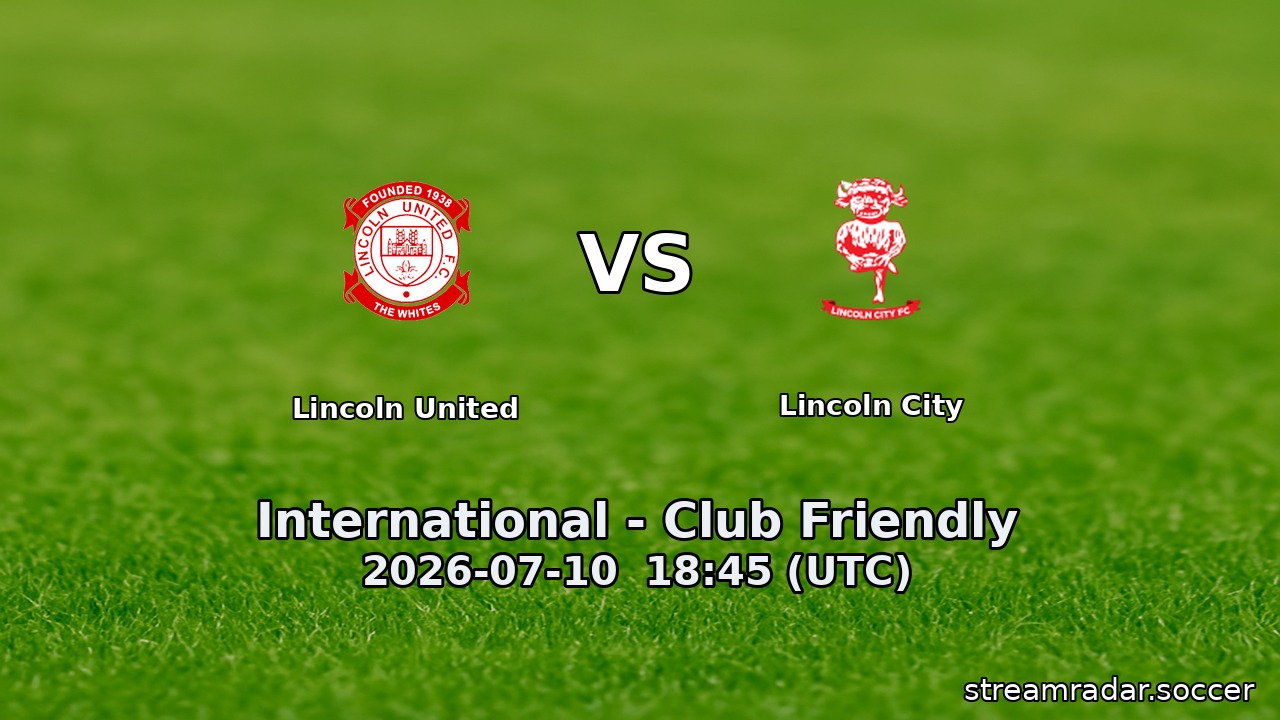 Lincoln United vs Lincoln City