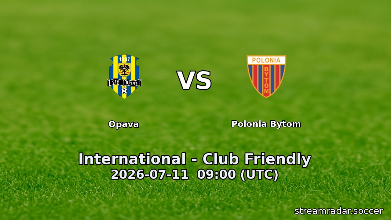 Opava vs Polonia Bytom