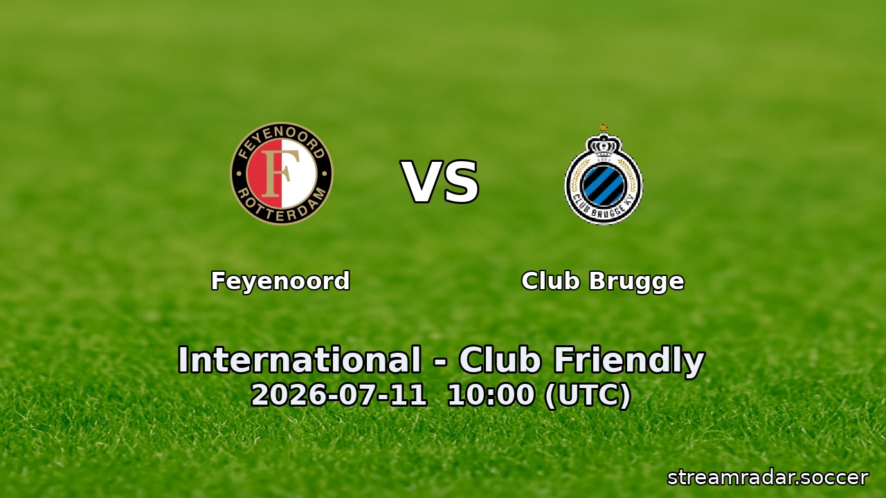 Feyenoord vs Club Brugge