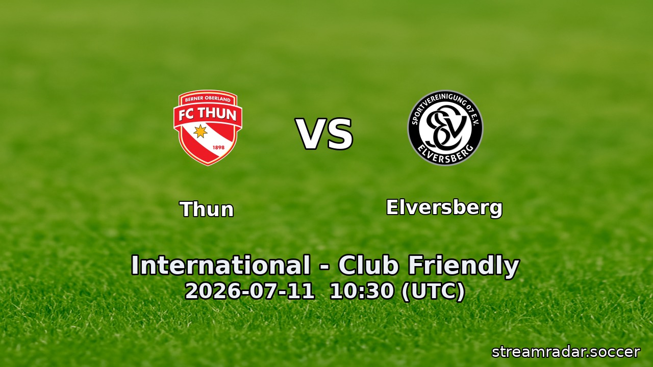 Thun vs Elversberg