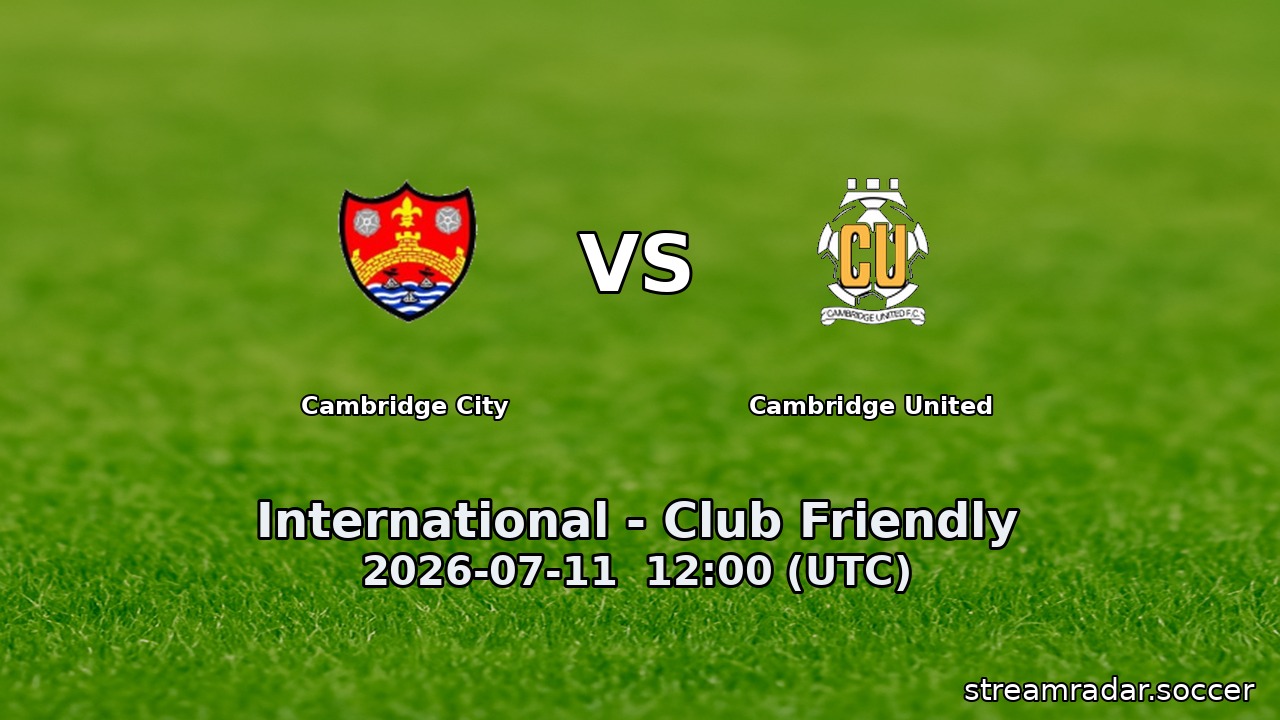 Cambridge City vs Cambridge United
