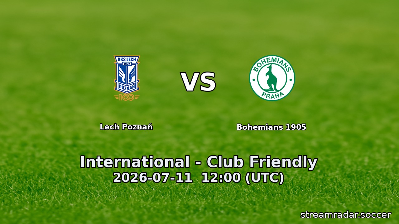 Lech Poznań vs Bohemians 1905