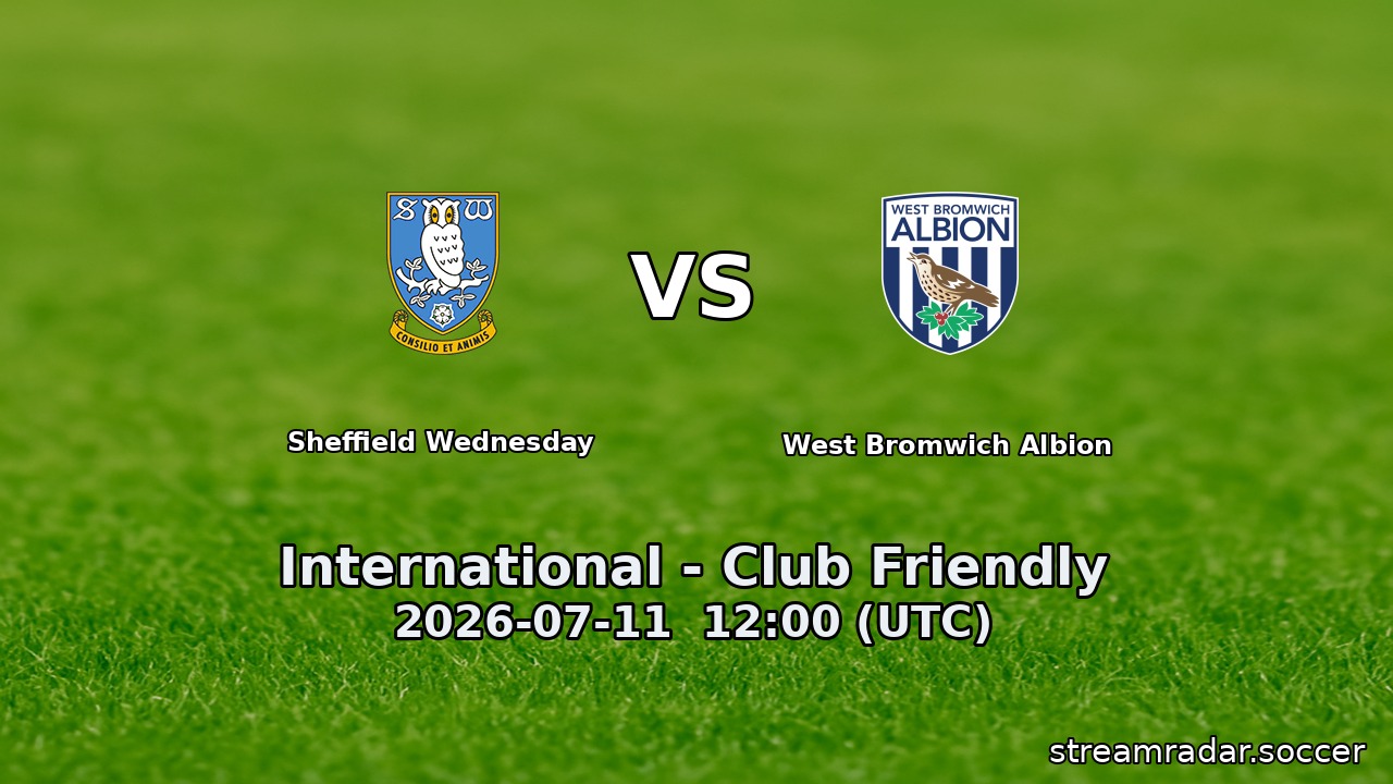 Sheffield Wednesday vs West Bromwich Albion