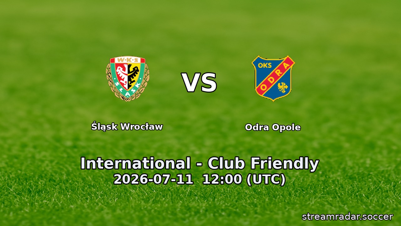 Śląsk Wrocław vs Odra Opole