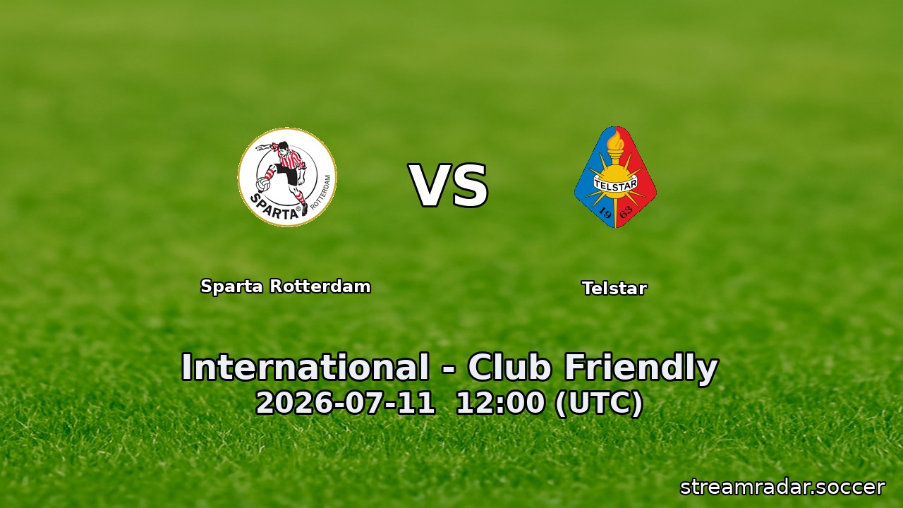 Sparta Rotterdam vs Telstar