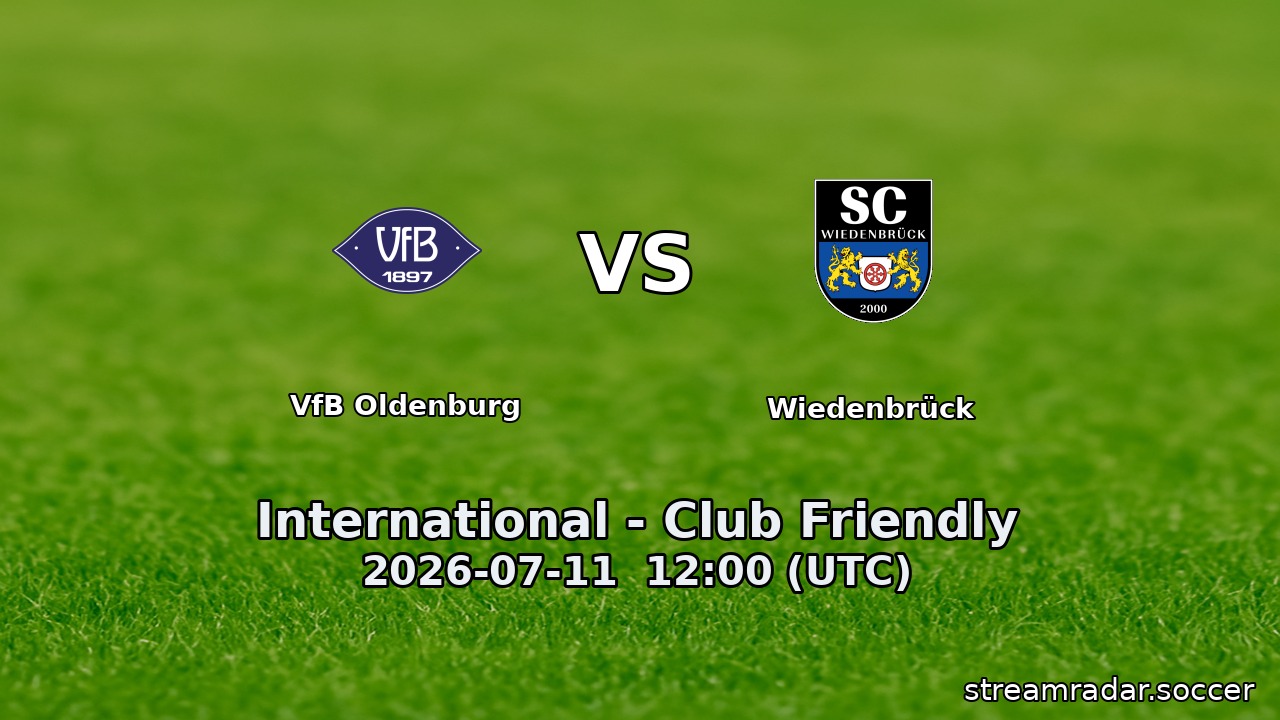 VfB Oldenburg vs Wiedenbrück