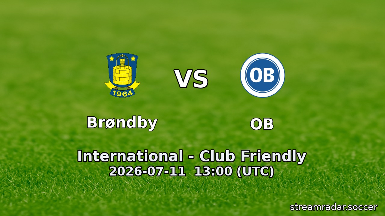 Brøndby vs OB
