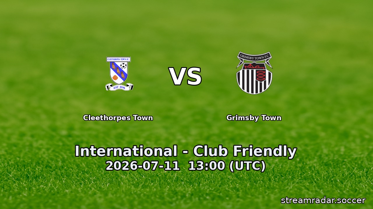 Cleethorpes Town vs Grimsby Town
