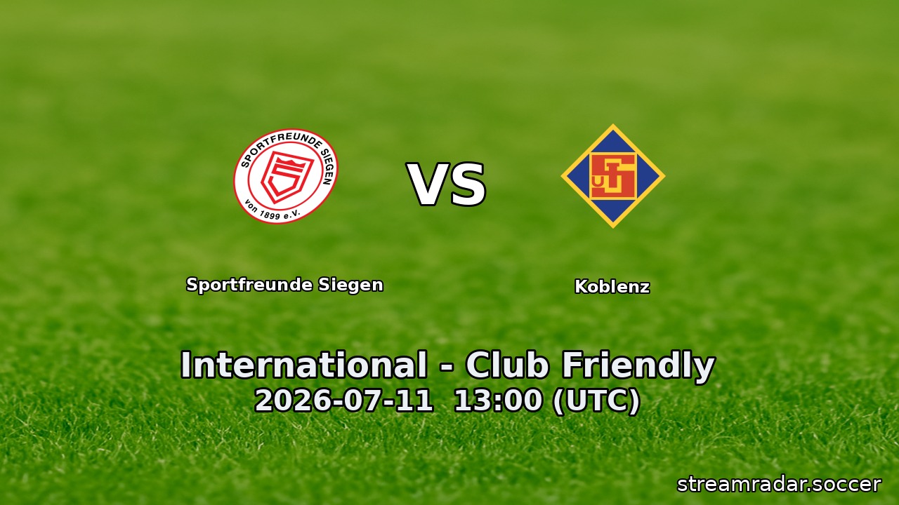 Sportfreunde Siegen vs Koblenz