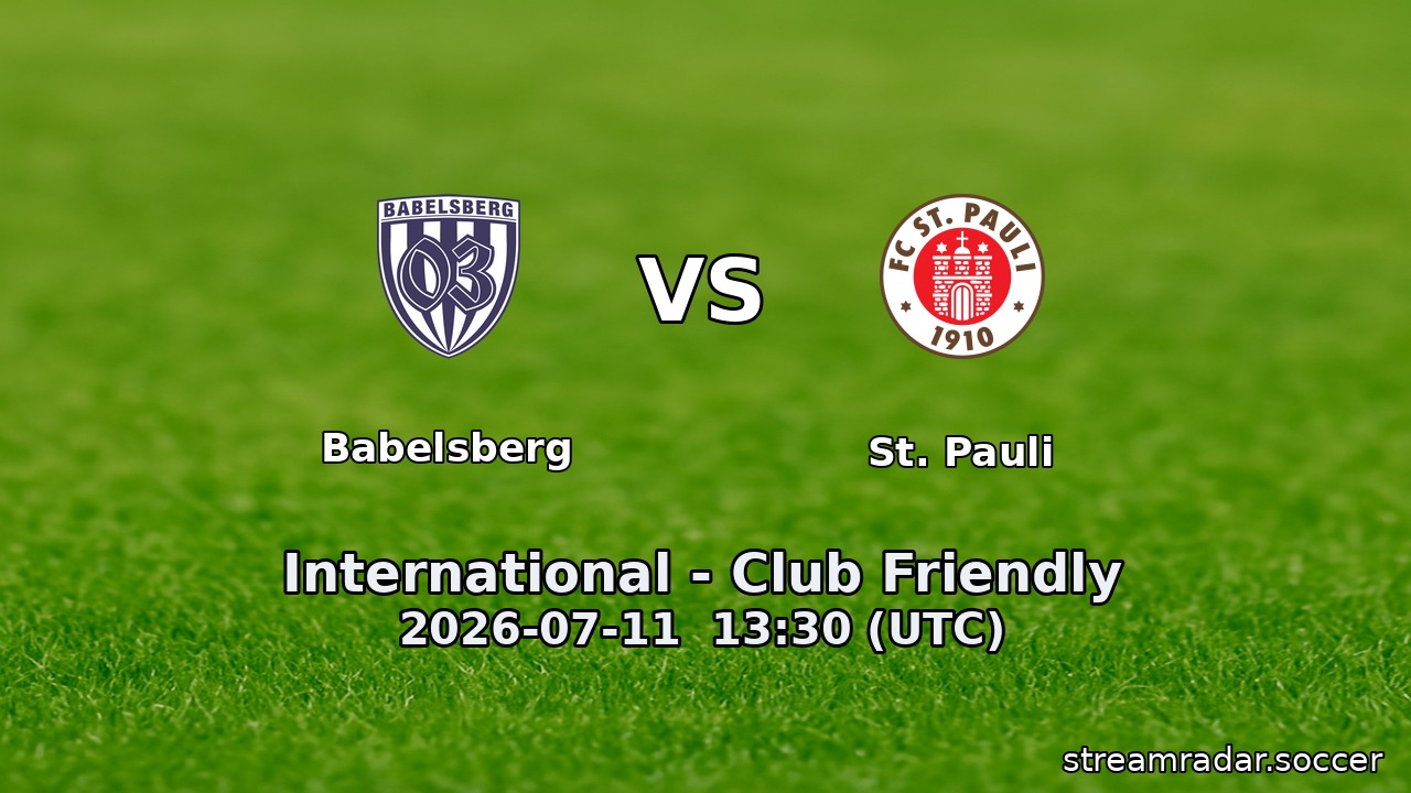 Babelsberg vs St. Pauli