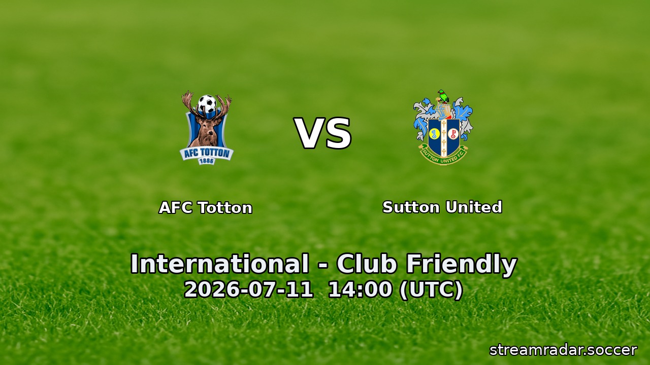 AFC Totton vs Sutton United