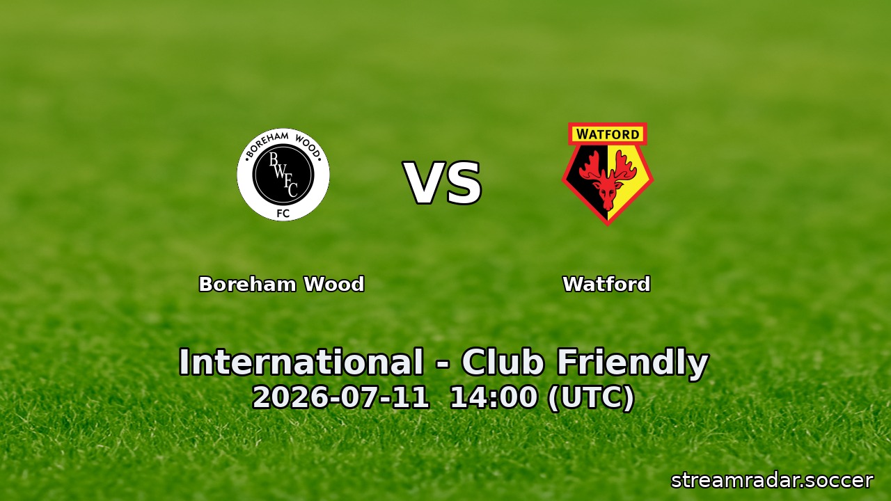 Boreham Wood vs Watford