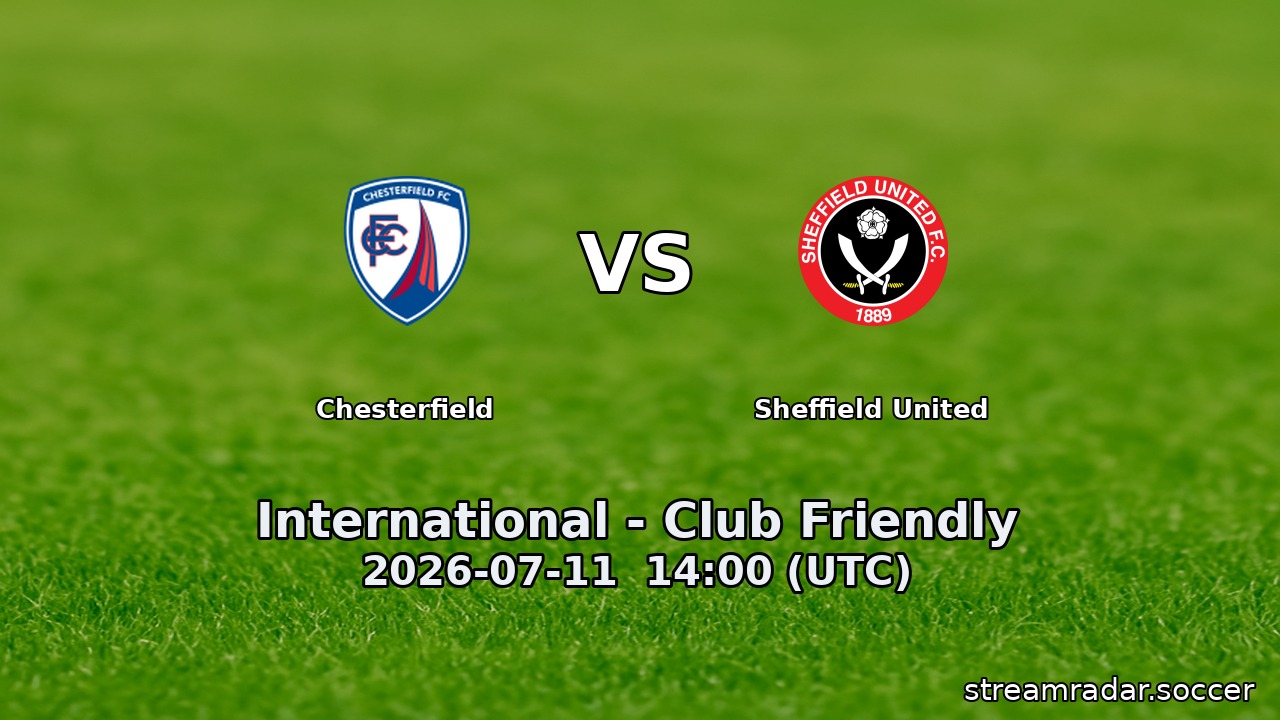 Chesterfield vs Sheffield United