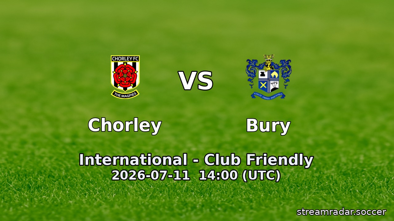 Chorley vs Bury