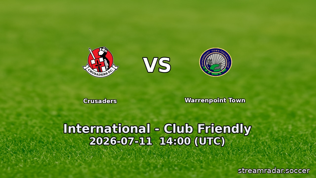 Crusaders vs Warrenpoint Town