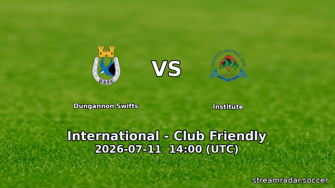 Dungannon Swifts vs Institute