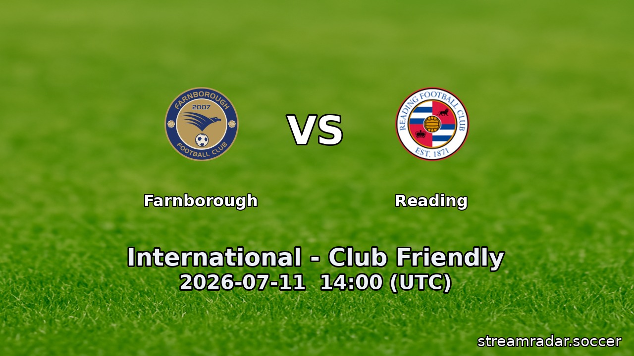 Farnborough vs Reading