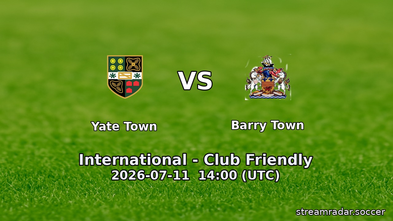 Yate Town vs Barry Town